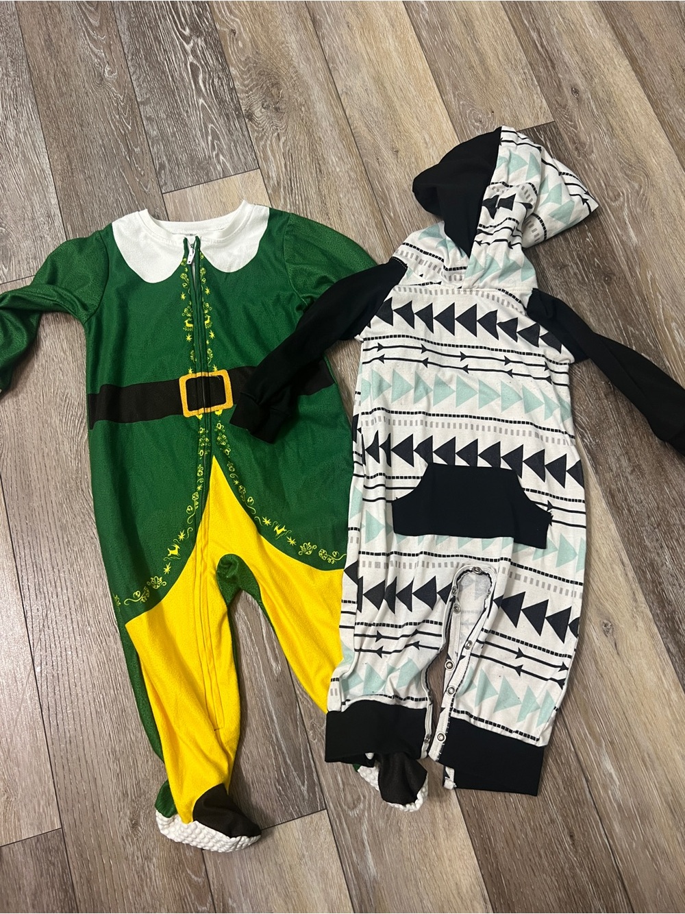 Bundle baby boy neutral footie open toe footie